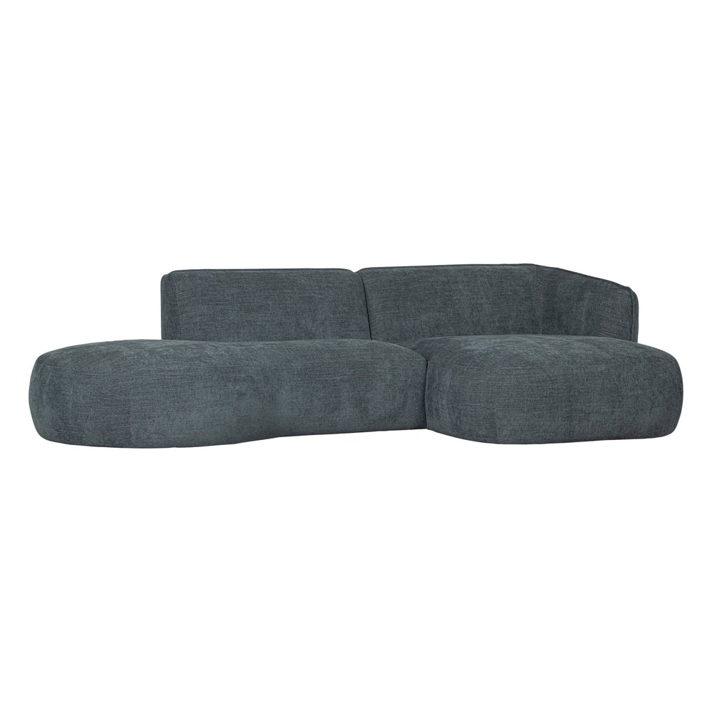 "Polly" sofa, dešinė pusė, žalia/ mėlyna - Namų Idėja
