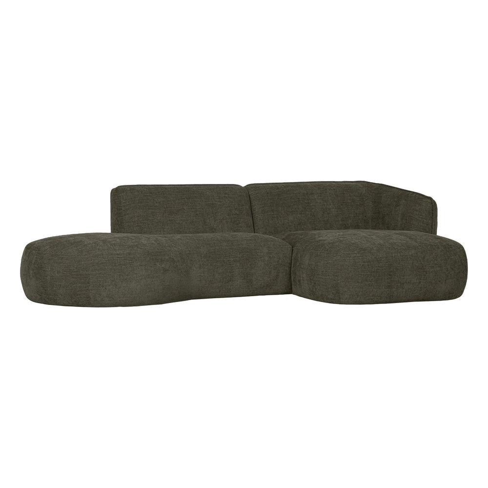"Polly" sofa, dešinė pusė, žalia spalva - Namų Idėja