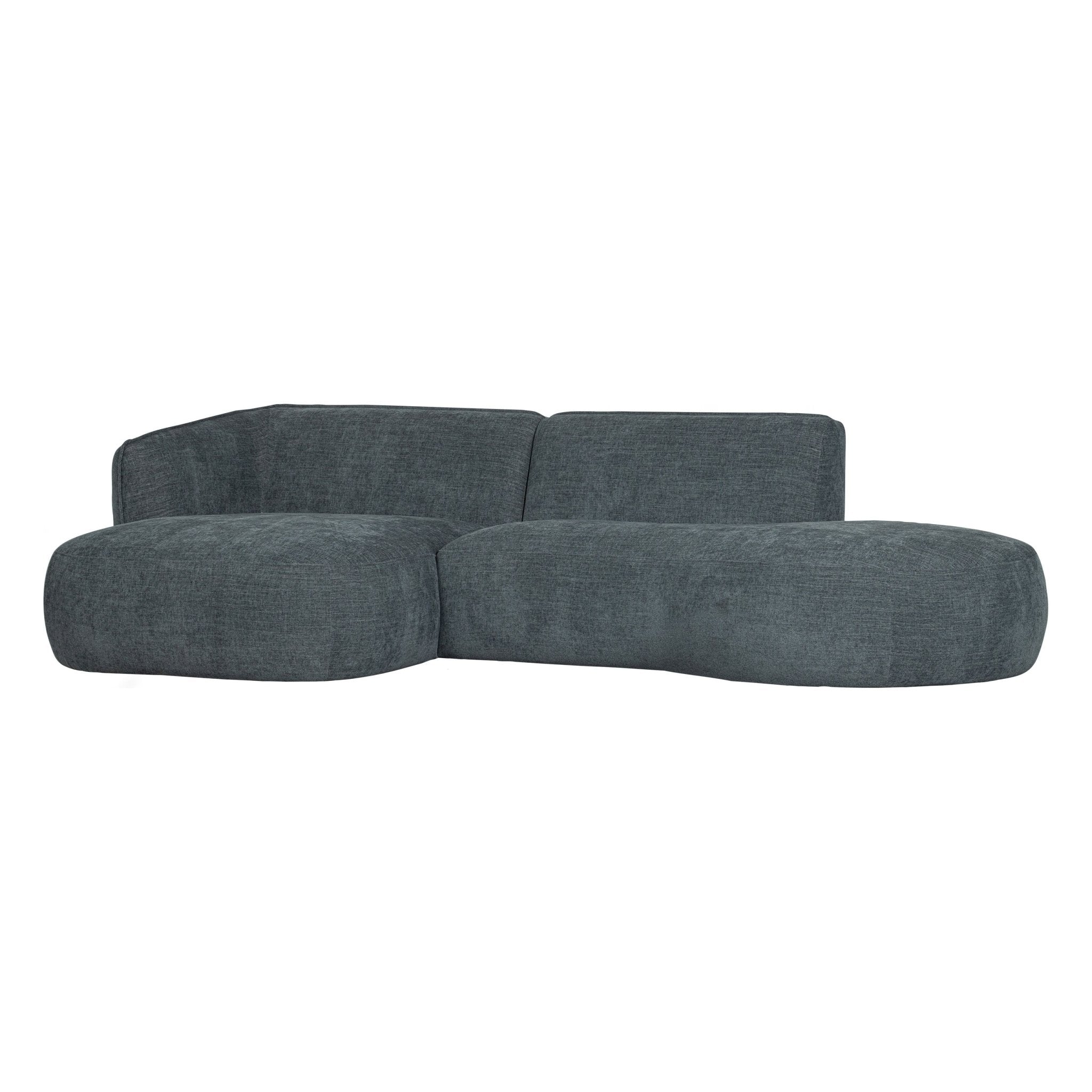 "Polly" sofa, kairė pusė, mėlyna/ žalia - Namų Idėja