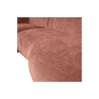 "Polly" sofa, kairė pusė, rožinė spalva - Namų Idėja