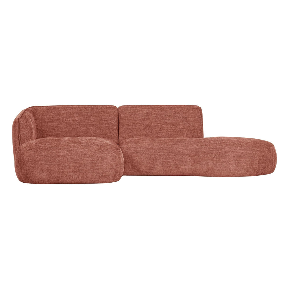"Polly" sofa, kairė pusė, rožinė spalva - Namų Idėja
