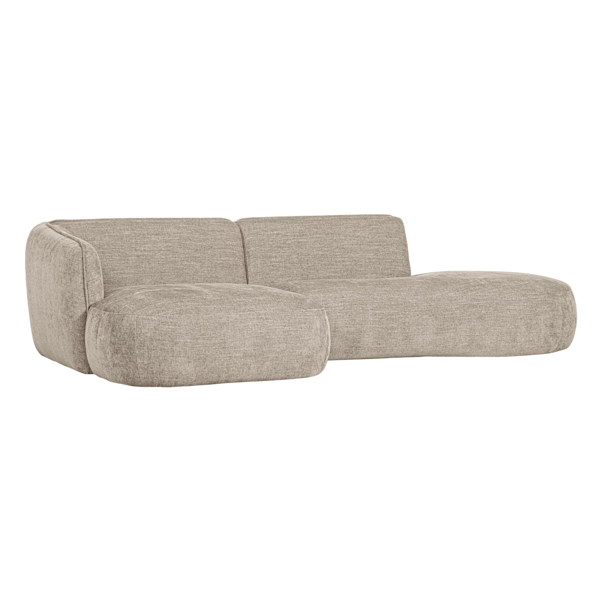 "Polly" sofa, kairė pusė, smėlio spalva - Namų Idėja