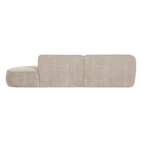 "Polly" sofa, kairė pusė, smėlio spalva - Namų Idėja