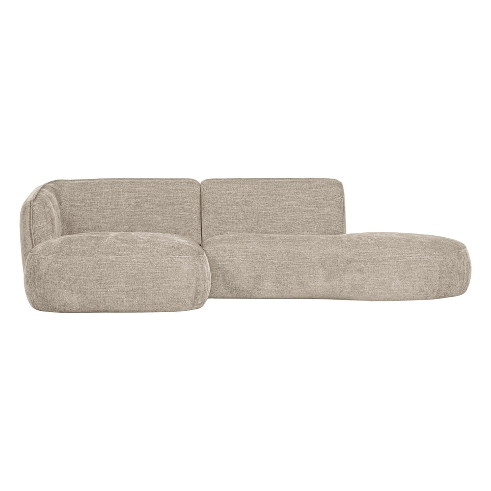"Polly" sofa, kairė pusė, smėlio spalva - Namų Idėja