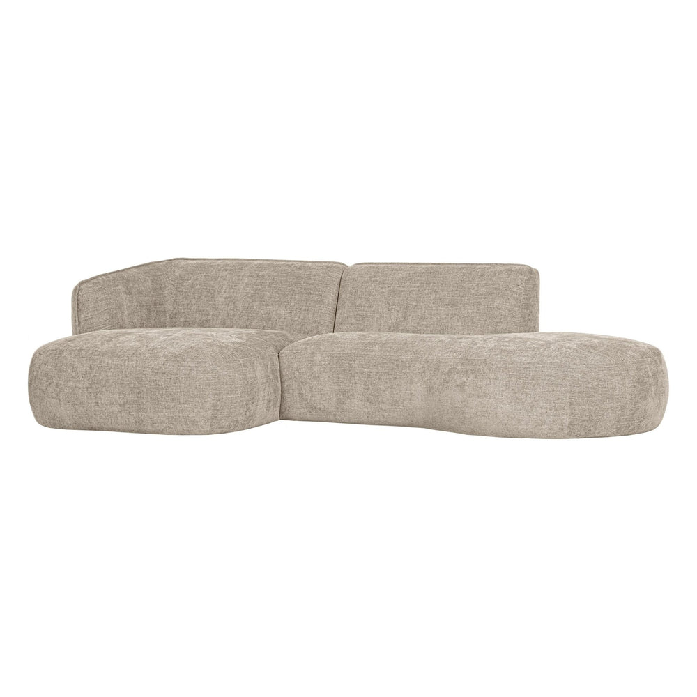"Polly" sofa, kairė pusė, smėlio spalva - Namų Idėja