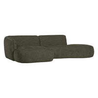 "Polly" sofa, kairė pusė, žalia spalva - Namų Idėja