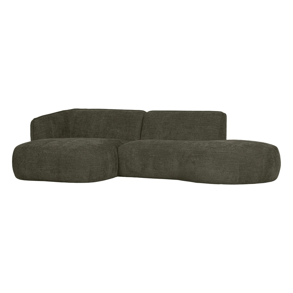 "Polly" sofa, kairė pusė, žalia spalva - Namų Idėja