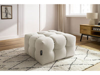 Pufas CLOUD, smėlinė moderniame interjere