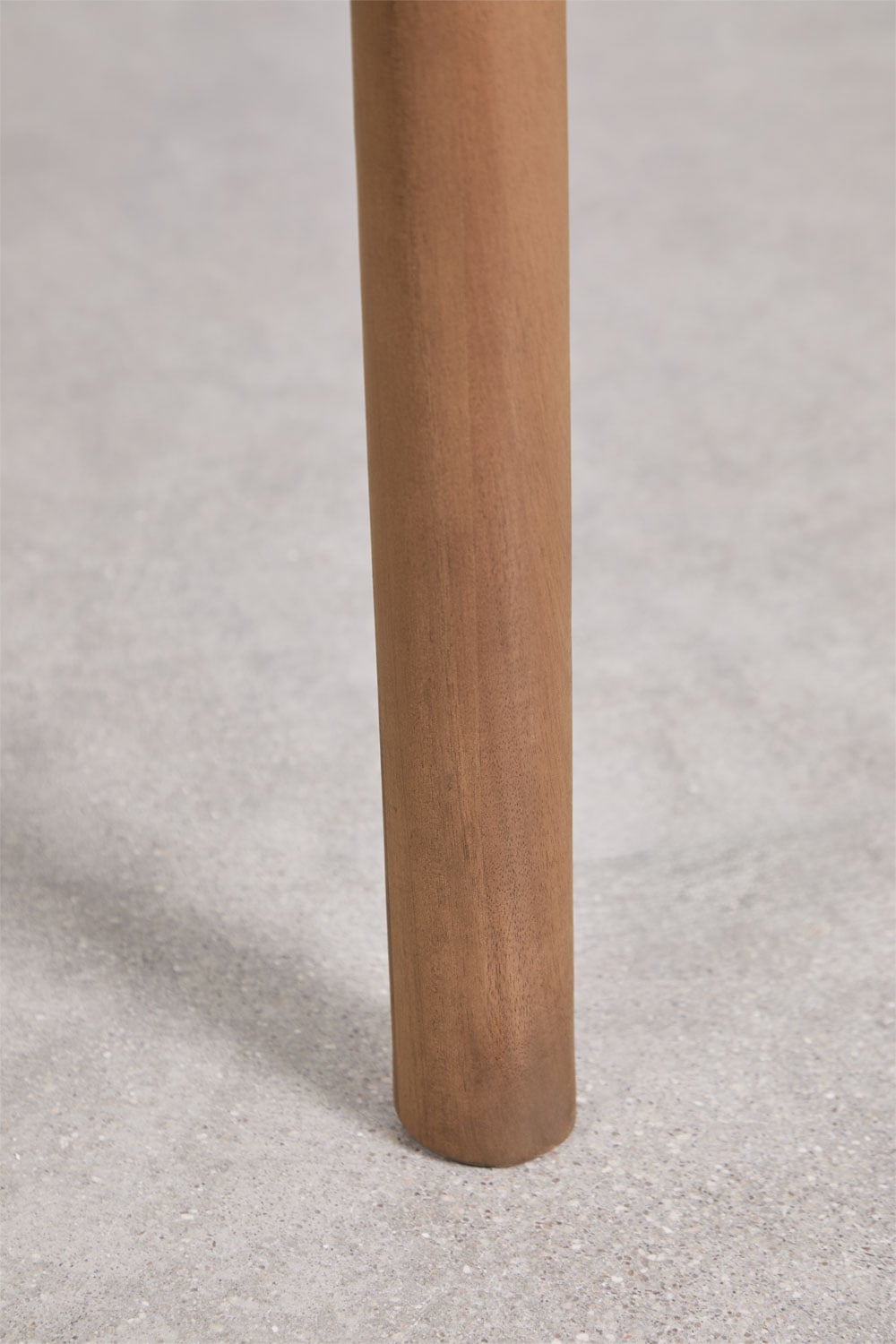 Pratęsiamas stalas KRISTINE, 100-160 cm, akacijos, tamsus