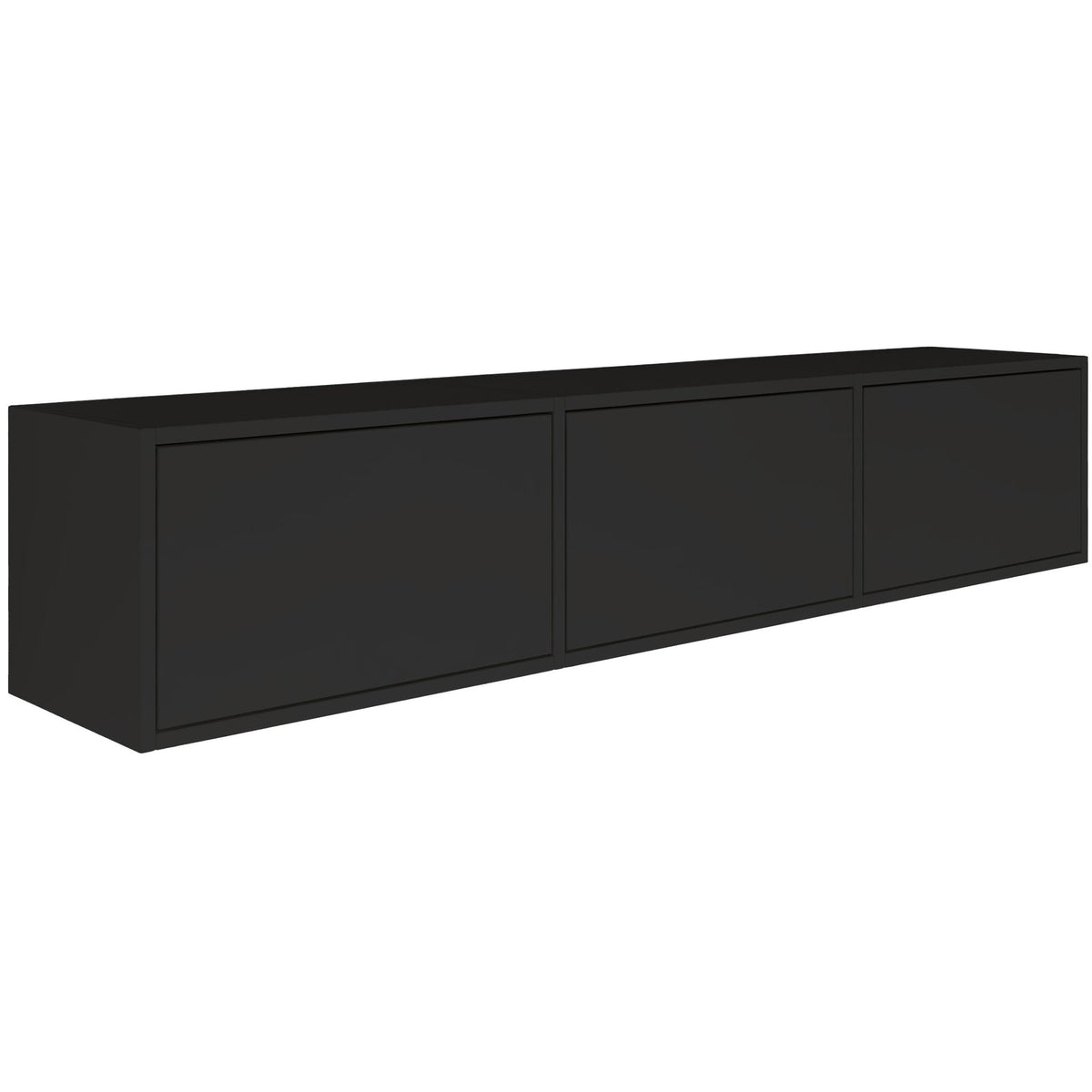 Pakabinama TV spintelė ZARI, juoda, 150 cm