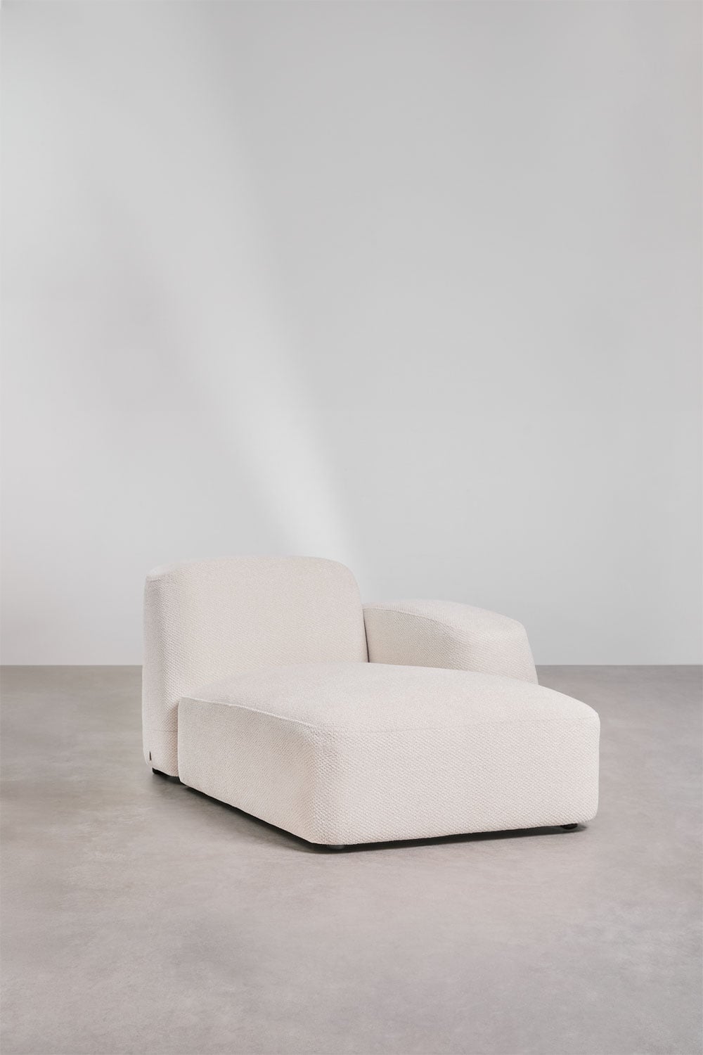 Modulinė sofa BASTIENA, boucle, storas baltas šenilas spalva
