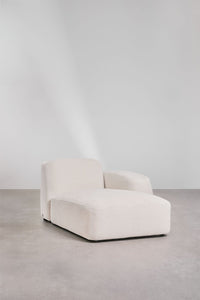 Modulinė sofa BASTIENA, boucle, storas baltas šenilas spalva