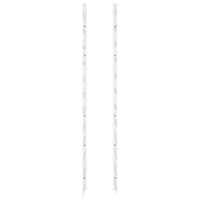 Prie sienos montuojamas vyno laikiklis, baltas, geležis - Namų Idėja