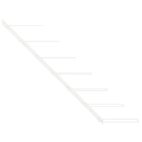 Prie sienos montuojamas vyno laikiklis, baltas, metalas - Namų Idėja