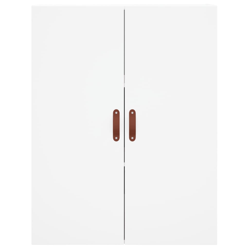 Prie sienos montuojamos spintelės, 2vnt., baltos, 69,5x34x90cm - Namų Idėja