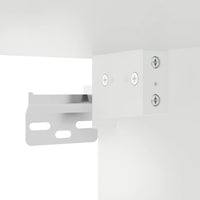 Prie sienos montuojamos spintelės, 2vnt., baltos, 69,5x34x90cm - Namų Idėja