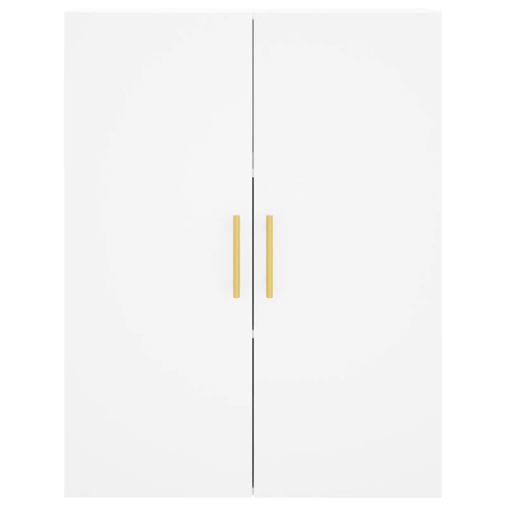 Prie sienos montuojamos spintelės, 2vnt., baltos, 69,5x34x90cm - Namų Idėja