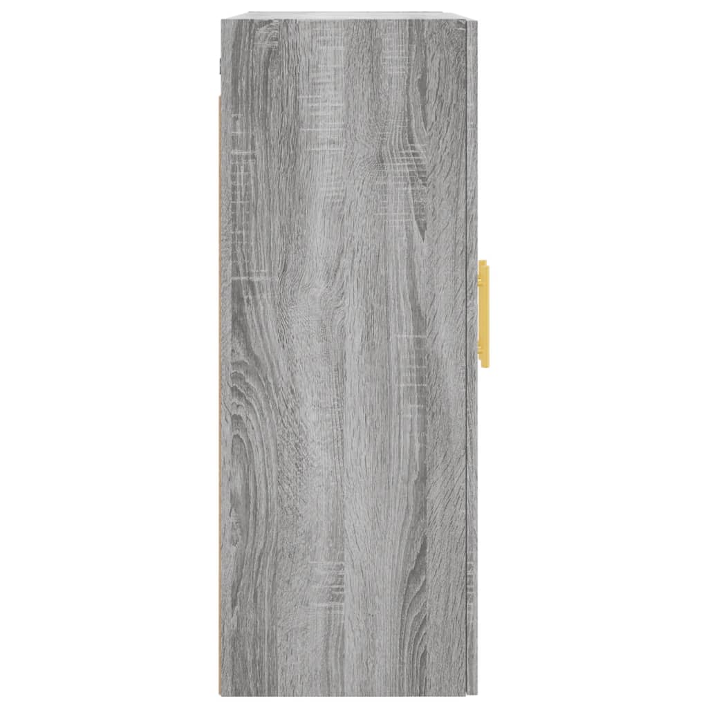 Prie sienos montuojamos spintelės, 2vnt., pilkos, 69,5x34x90cm - Namų Idėja