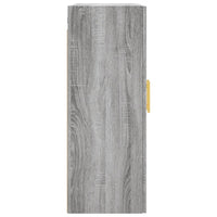 Prie sienos montuojamos spintelės, 2vnt., pilkos, 69,5x34x90cm - Namų Idėja