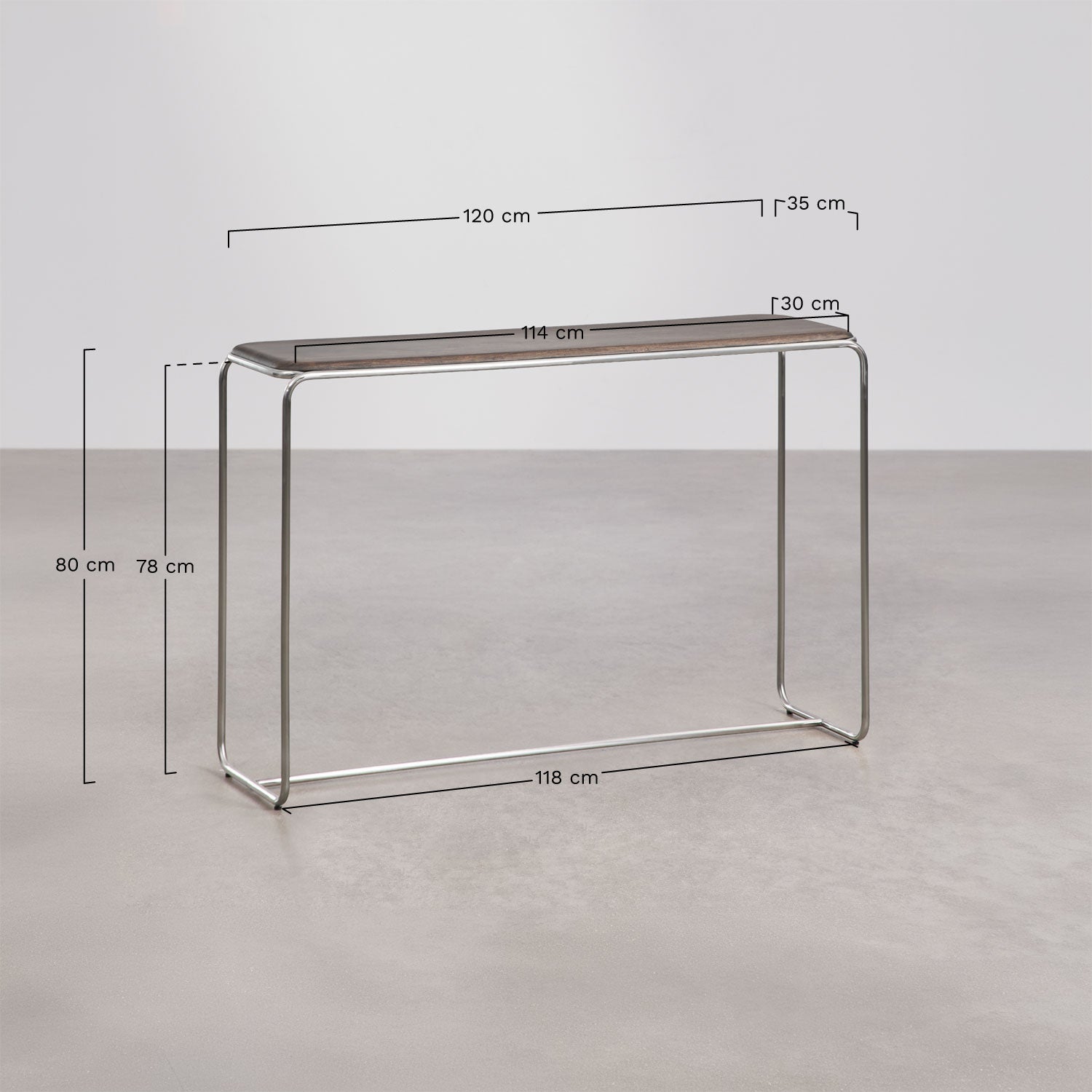 Prieškambario konsolė CARLINA, 120 cm