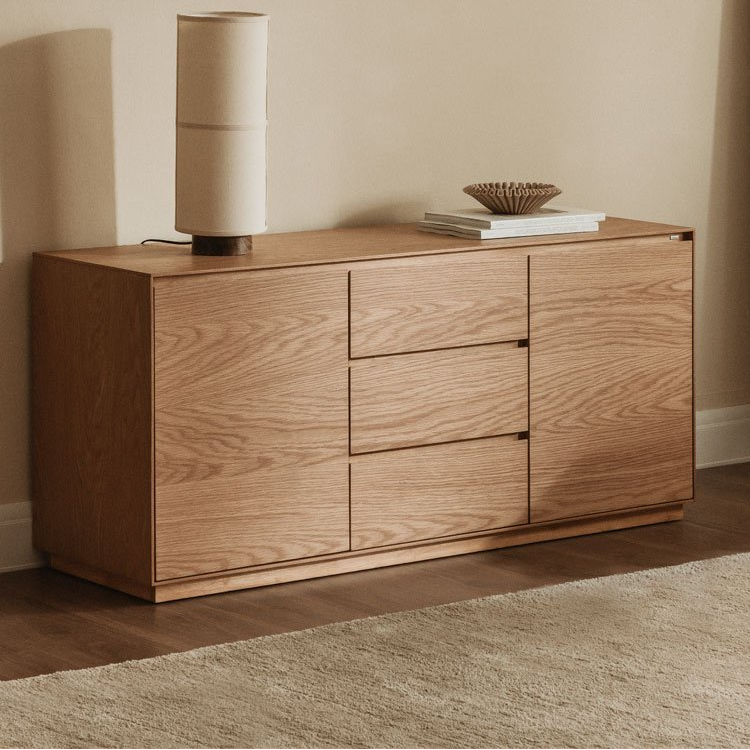 Komoda BONKISA, ąžuolo faneruotė