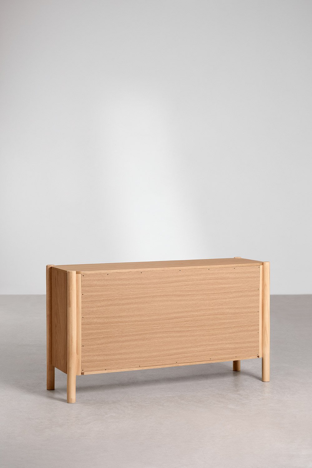 Stačiakampė komoda MNIIRA, MDF su ąžuolo faneruote