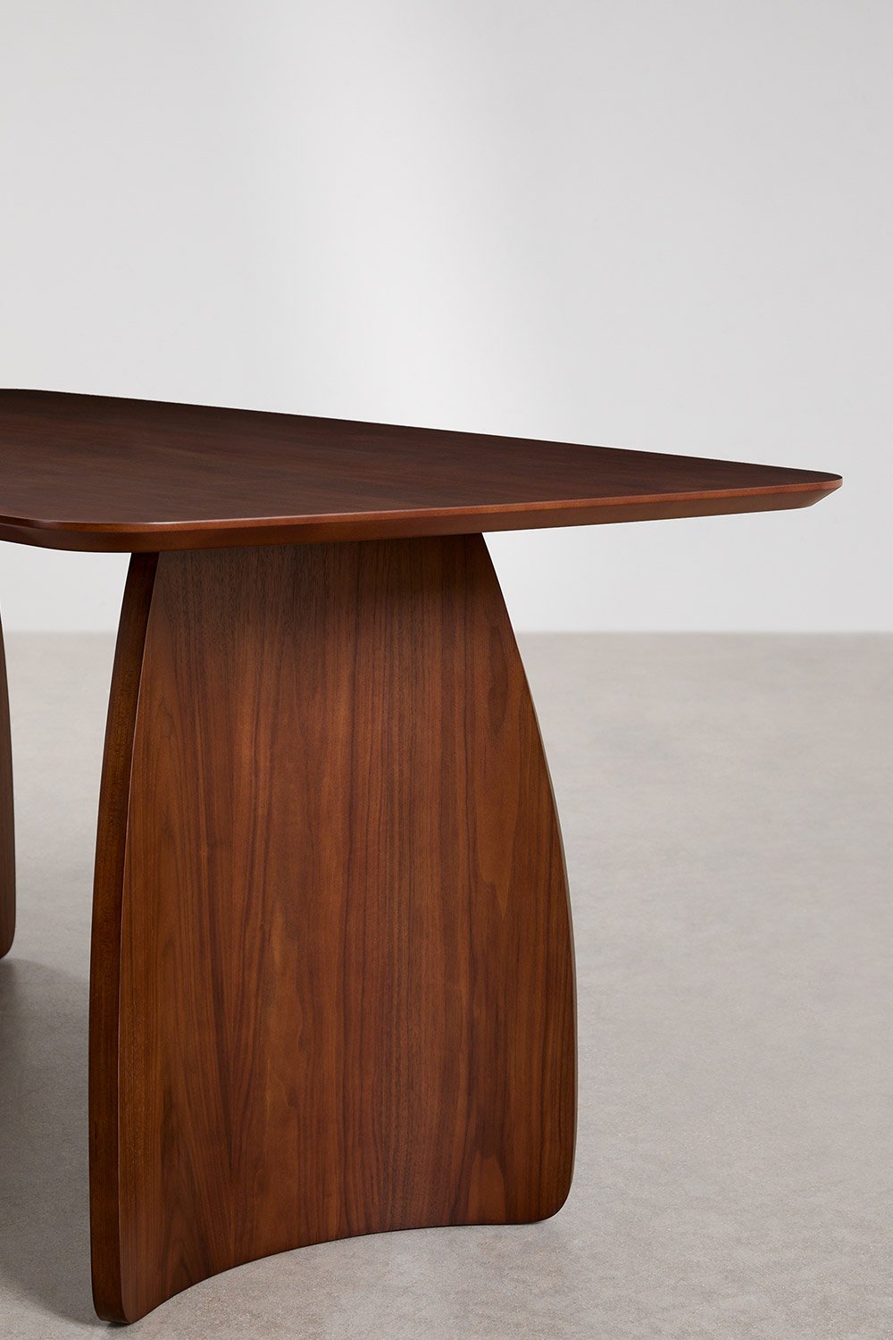 Stačiakampis stalas LUANDRA, 180×90 cm, wenge mediena