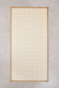Stalas DUBERA, kreminė, 200x100 cm, I
