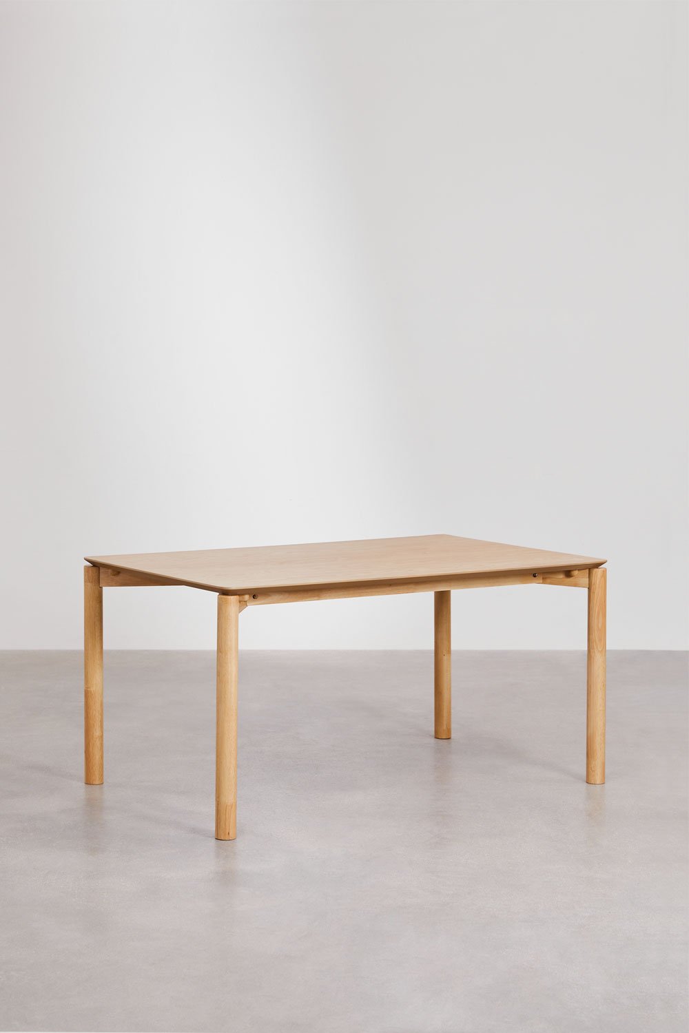 Valgomojo stalas MODEL, 150x90 cm, ąžuolo spalvos