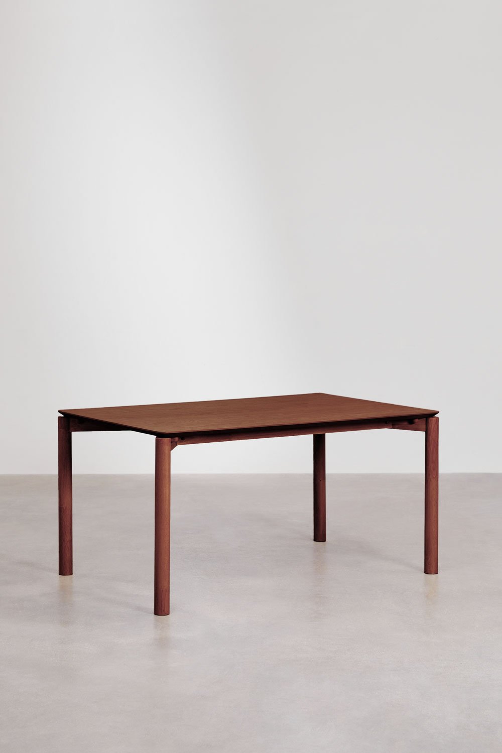 Valgomojo stalas MODEL, 150x90 cm, wenge spalvos