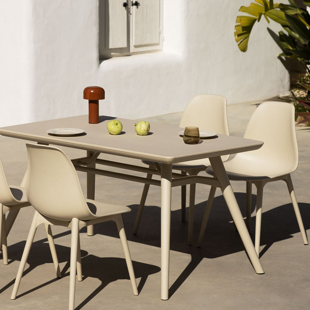 MINTARO Rectangular Table, cream