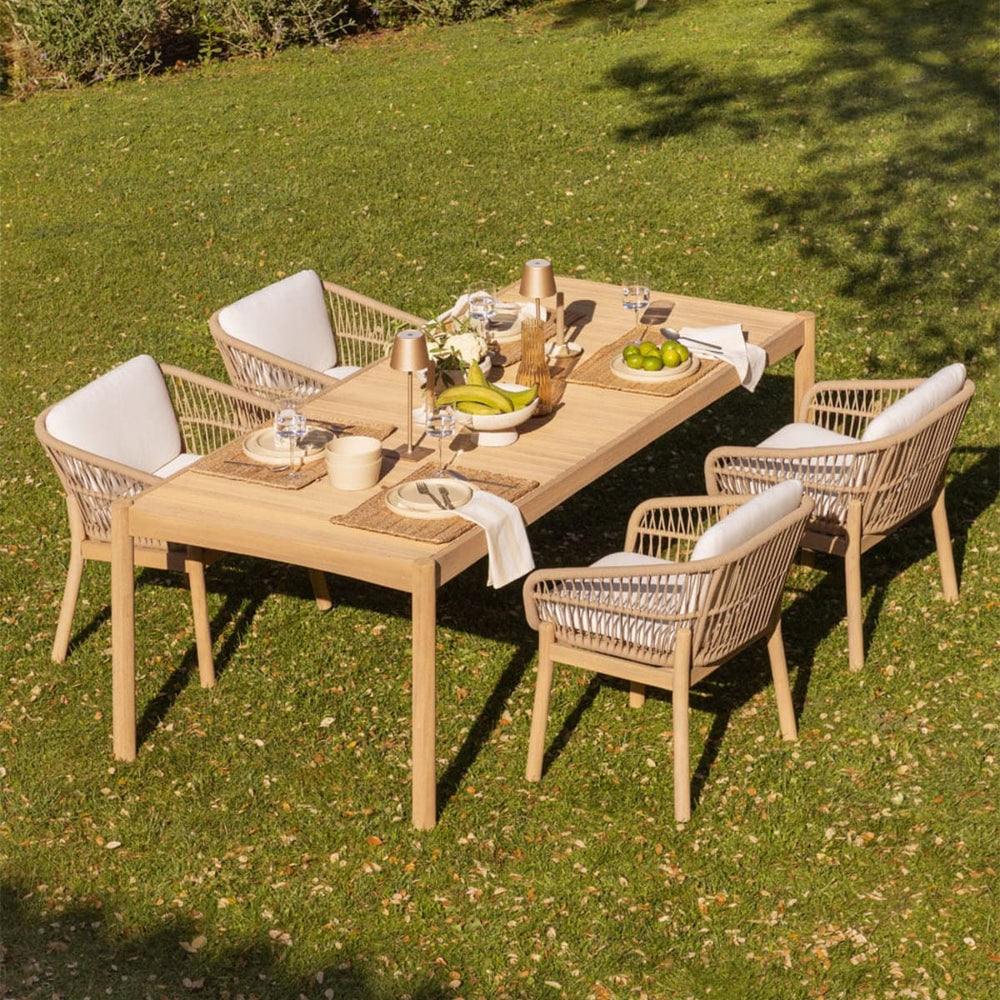 Rectangular table AKACIJA, light (2 options)