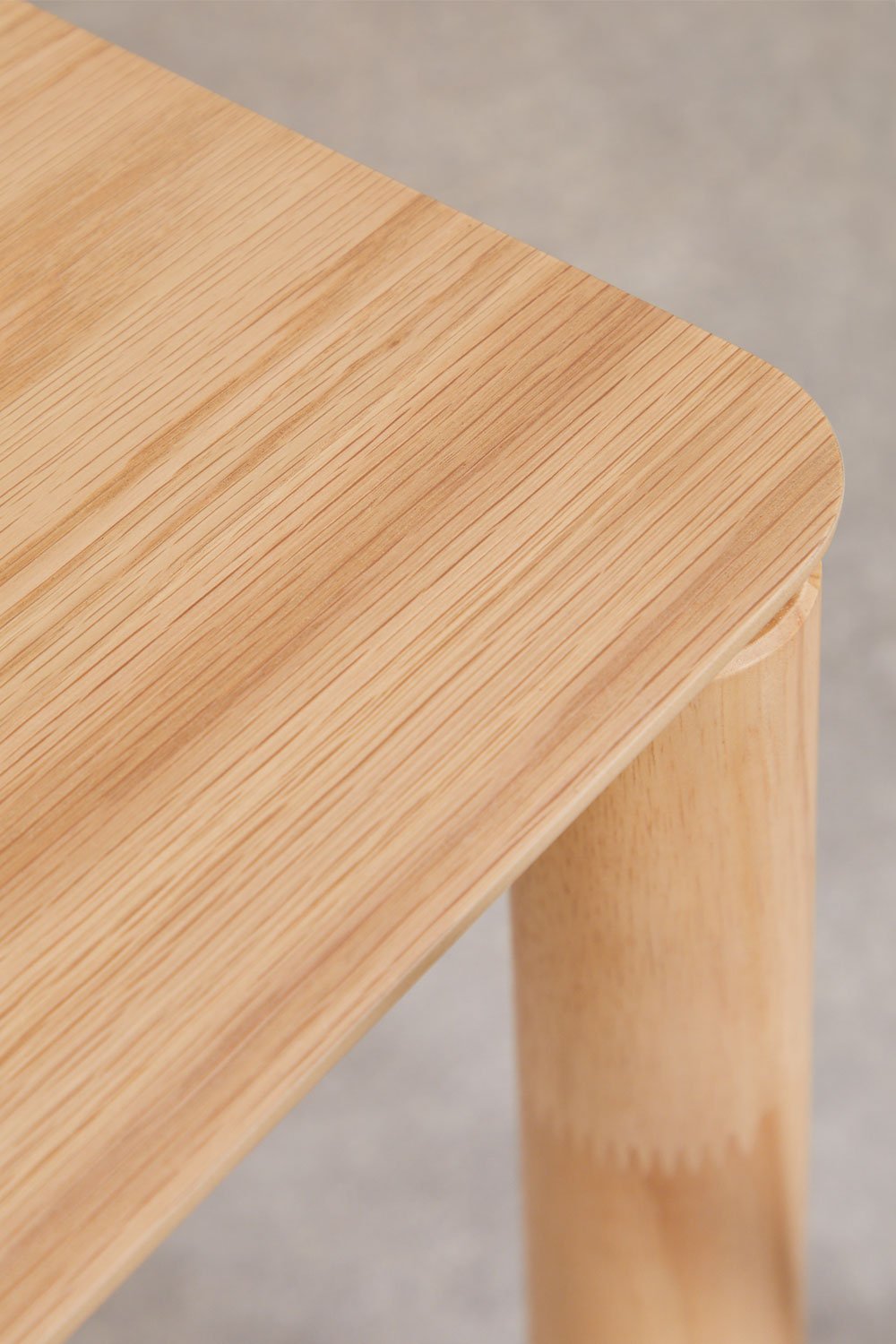 Stačiakampis kavos staliukas MNIIRA, MDF su ąžuolo faneruote