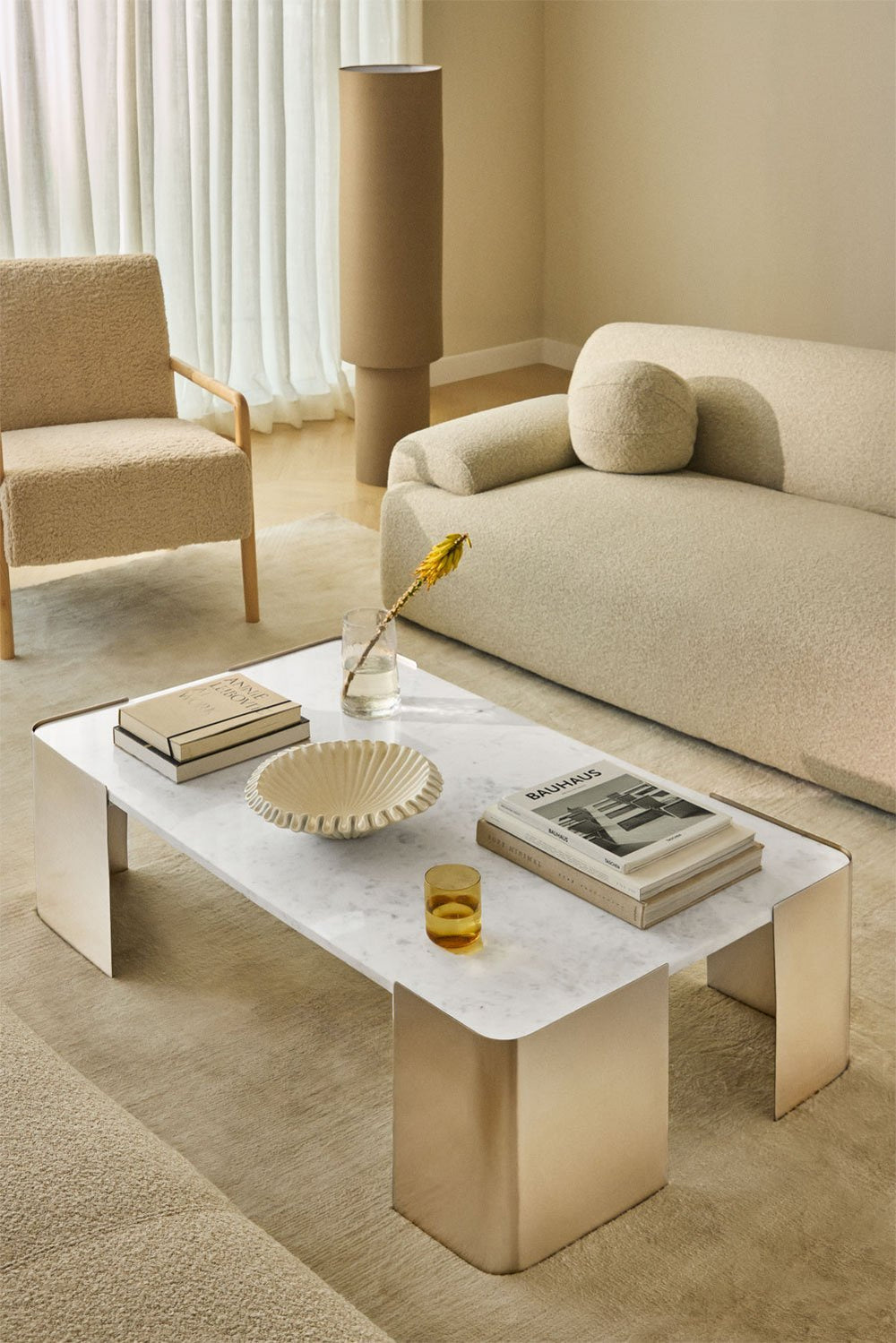 Kavos staliukas BSUNIIA, marmuras