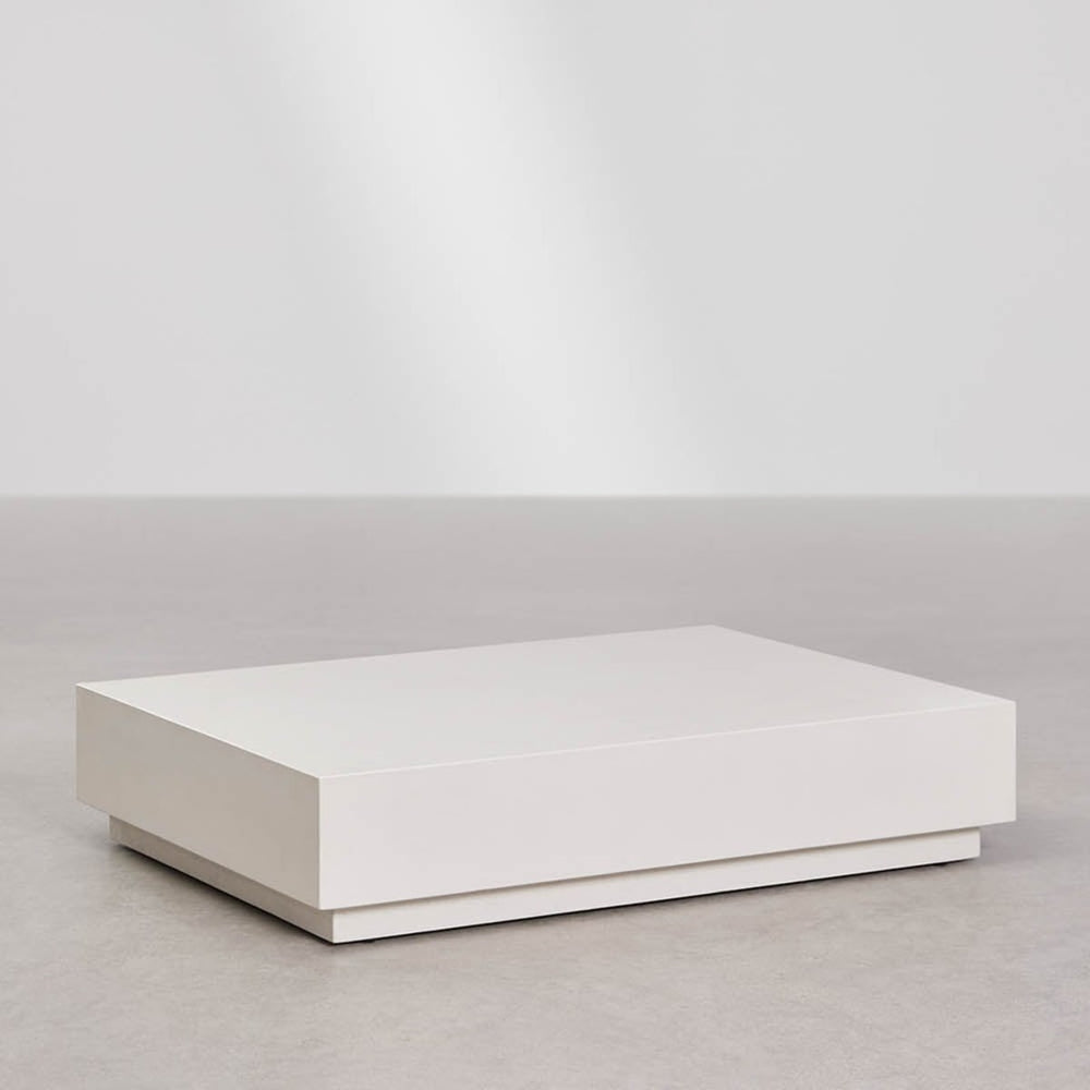 Coffee table BETO, white cement