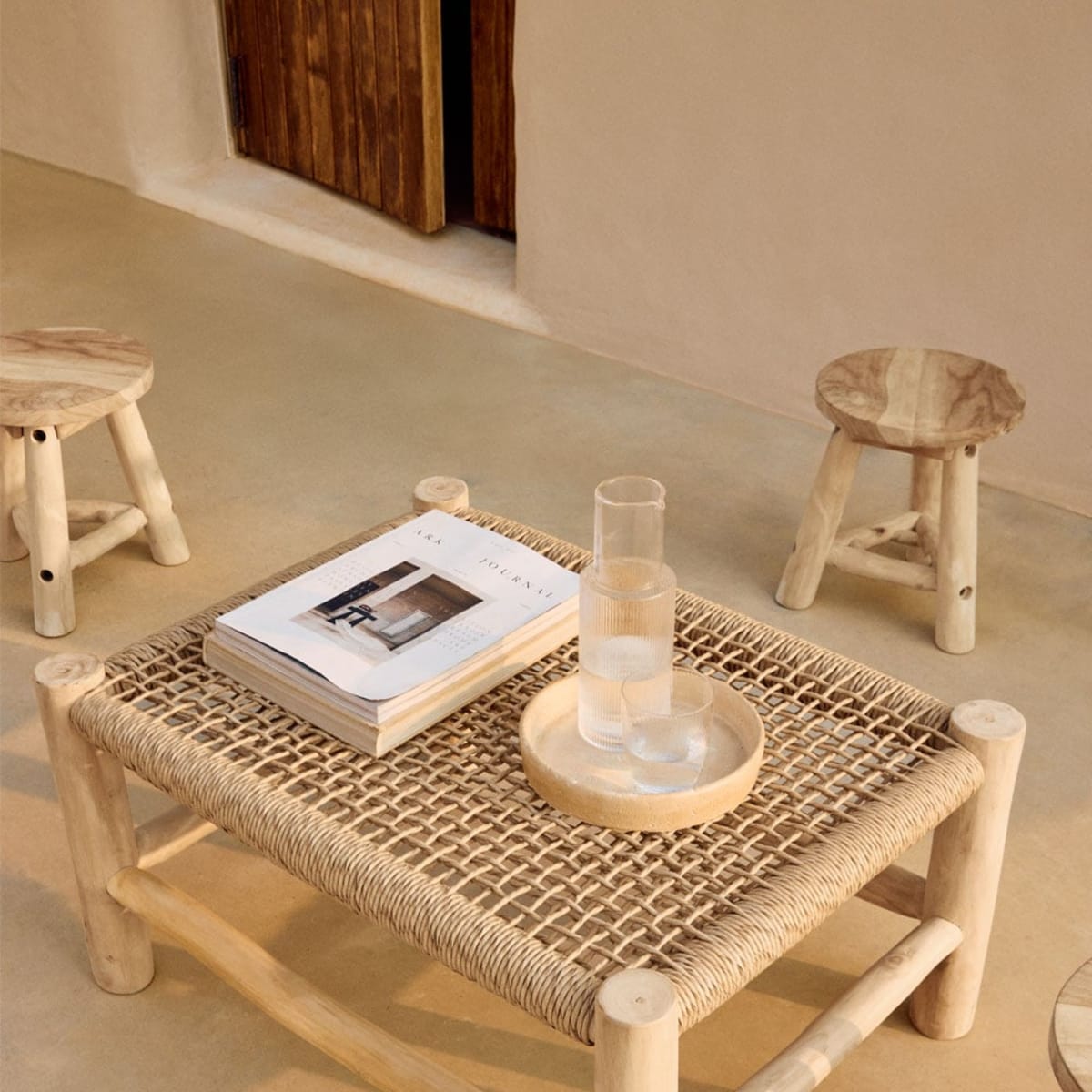 Āra kafijas galdiņš TEAK, tīkkoks