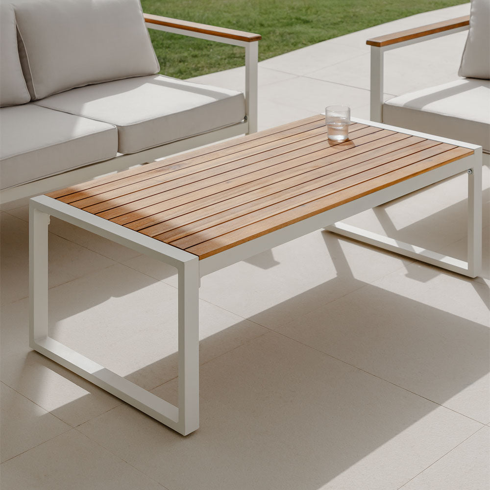 Coffee table ALCANTO, white