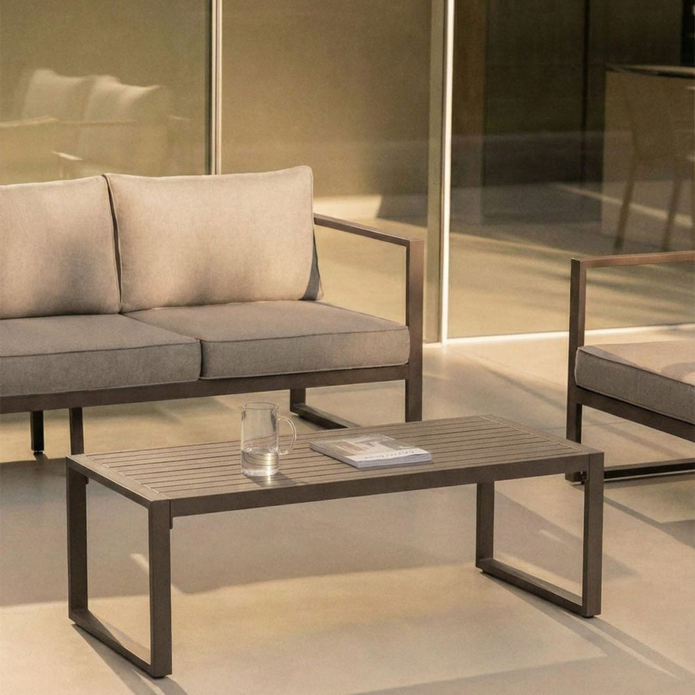 Coffee table ALCANTO, chocolate
