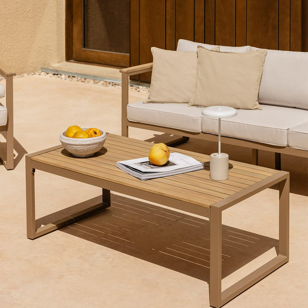 Coffee table ALCANTO, mocha brown