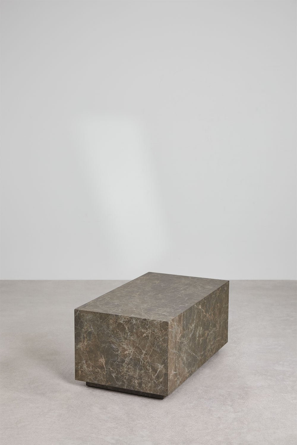 Kavos staliukas ATERU, MDF, marmuro efektas