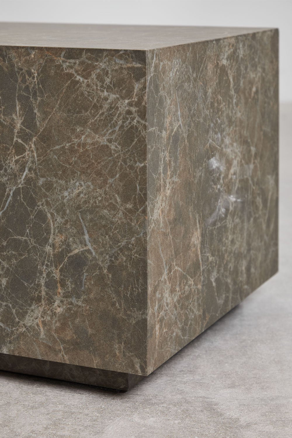 Kavos staliukas ATERU, MDF, marmuro efektas