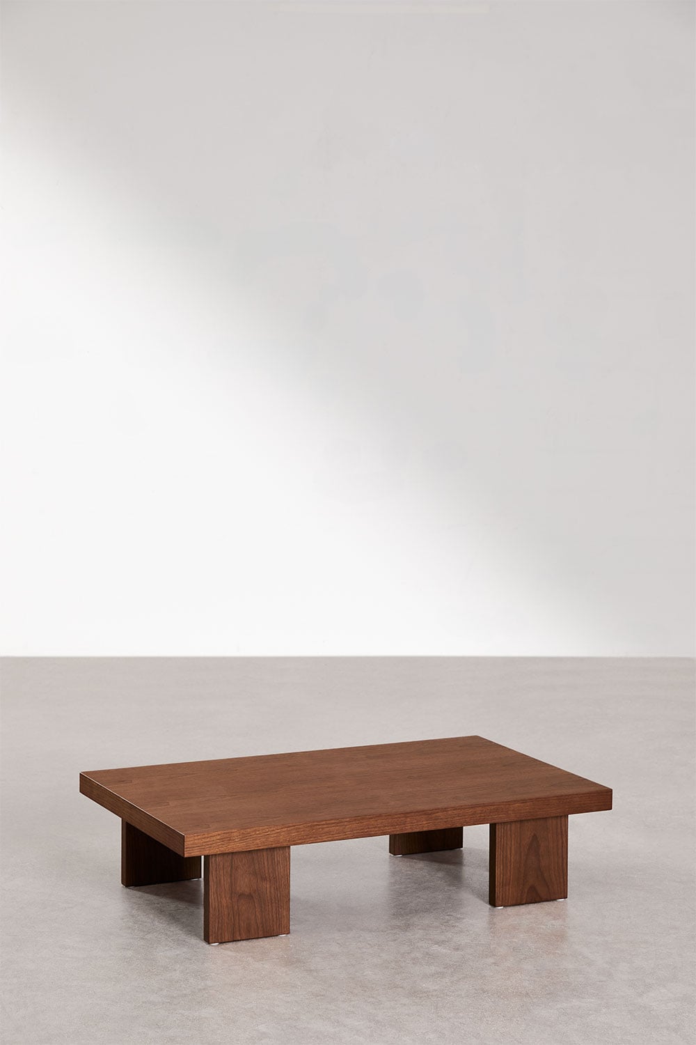 Rectangular coffee table BERNA, natural