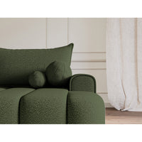 Kampinė sofa-lova DANDELINO, chaki, dešinė
