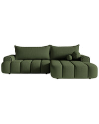 Kampinė sofa-lova DANDELINO, chaki, dešinė