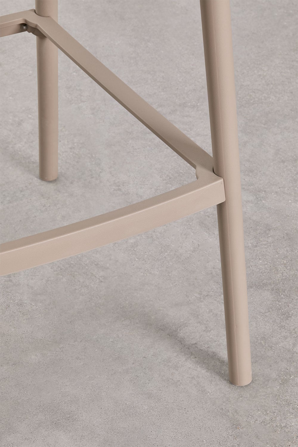 Bar Stool MEKANO, mocha brown, 75 cm