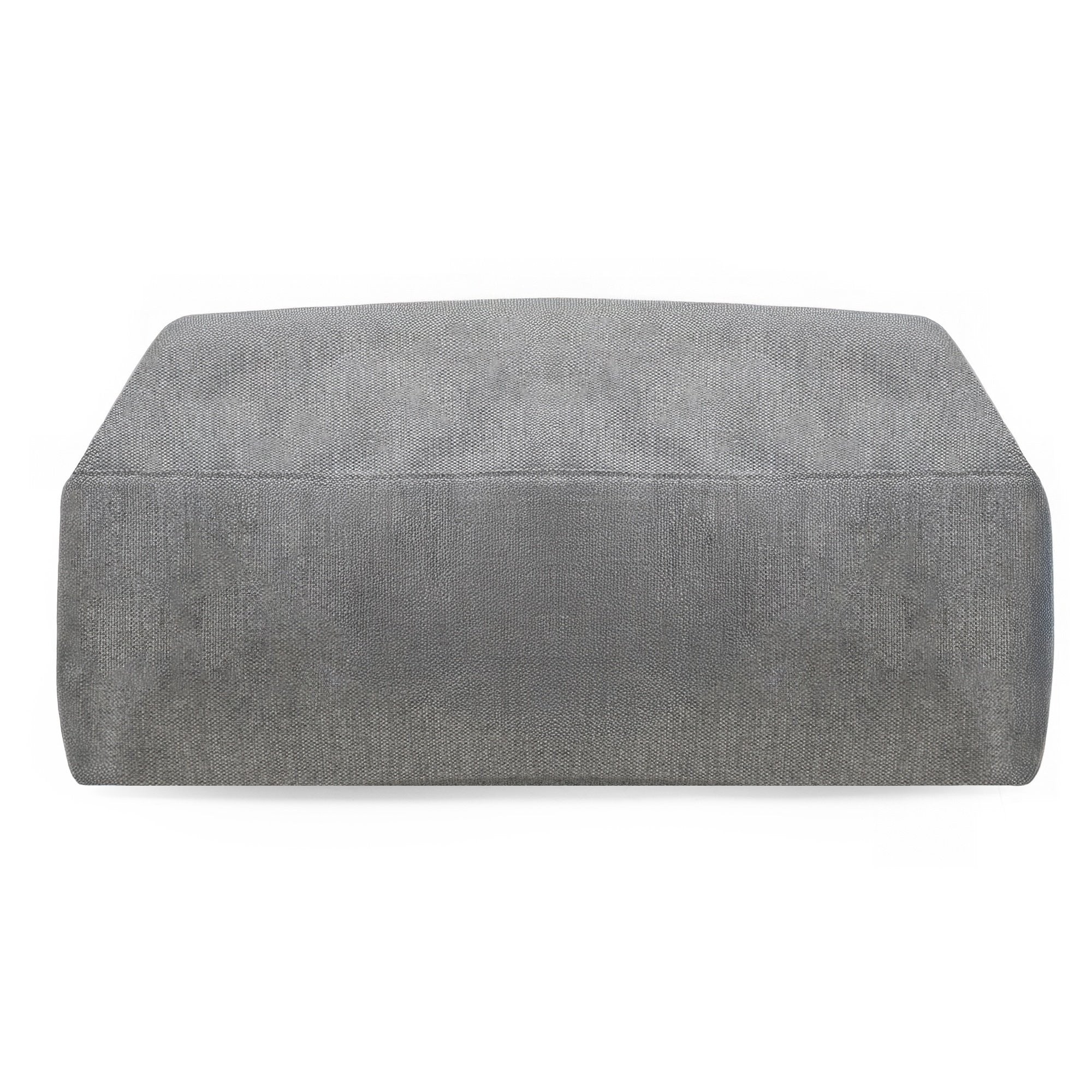 Pouffe ZILIST, grey, with cover