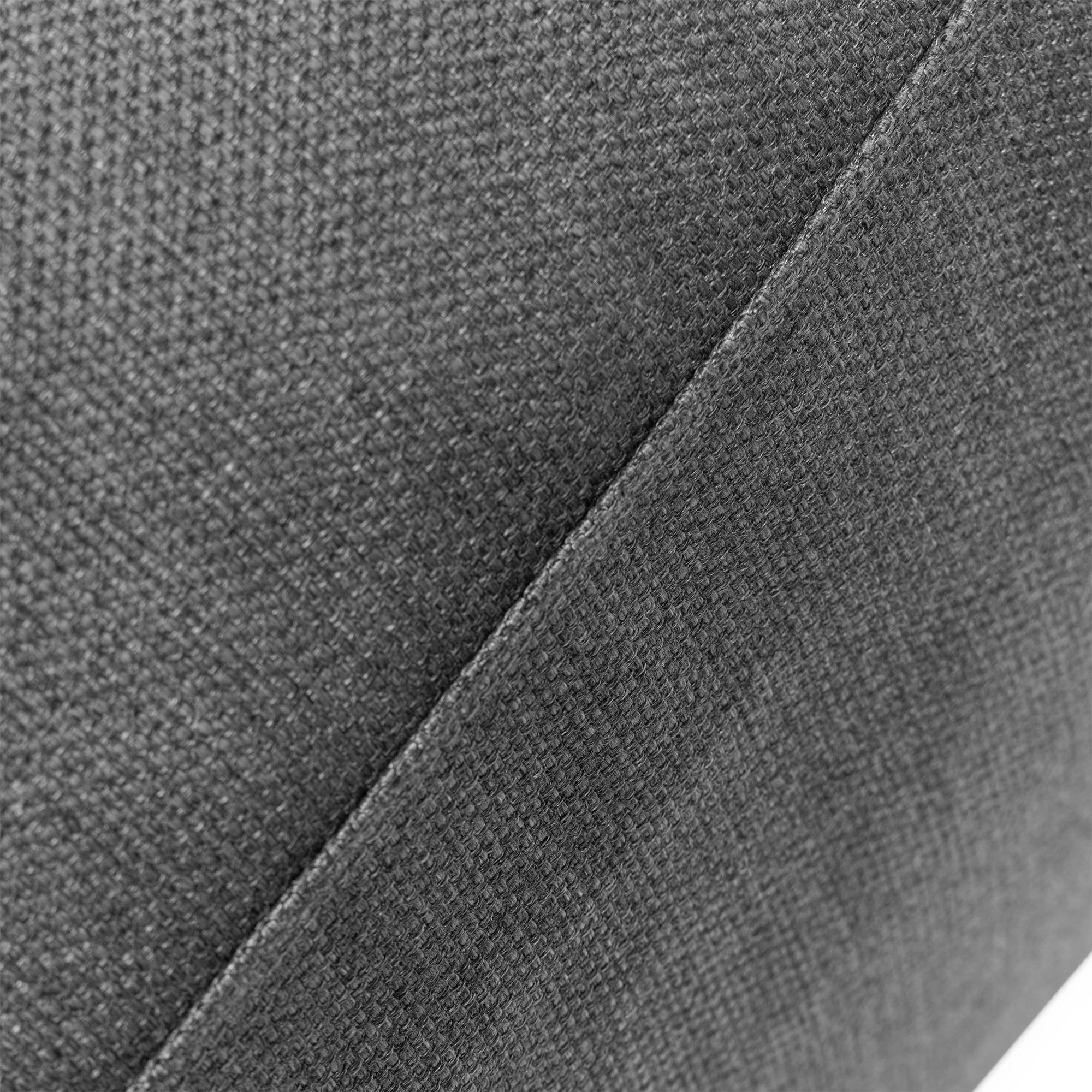 Pouffe ZILIST, grey, with cover