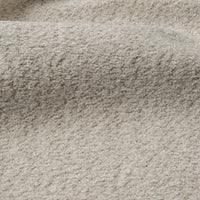 Ovalus pufas FRAGANZA, smėlio, boucle