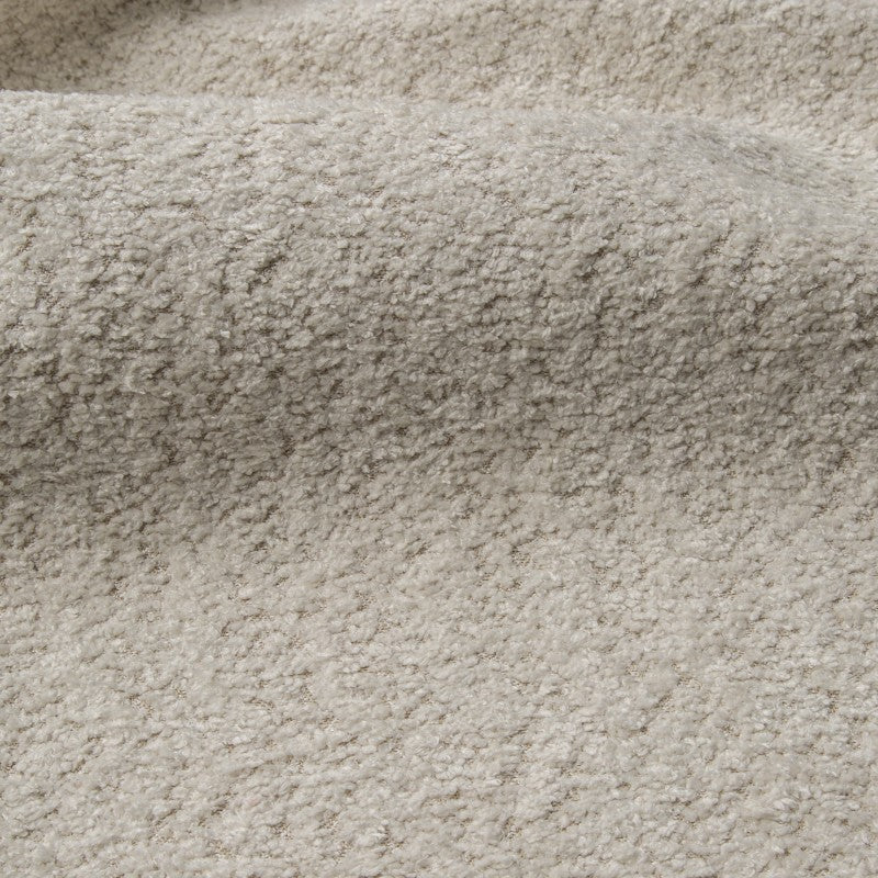 Ovalus pufas FRAGANZA, smėlio, boucle