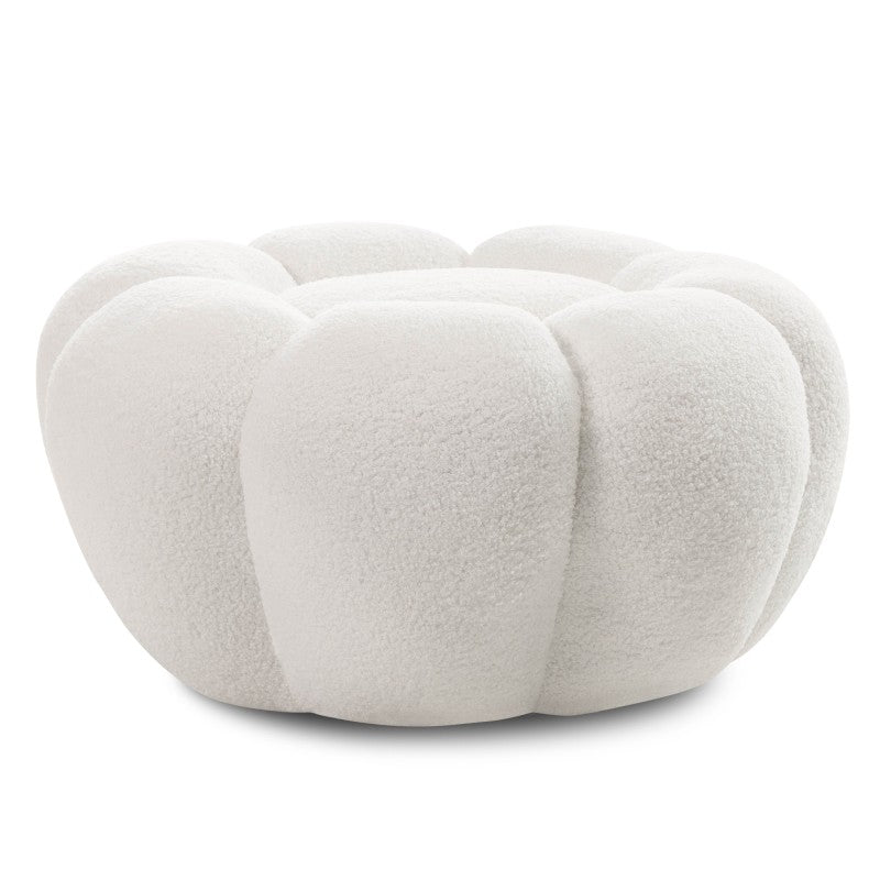 Pufas PERUGINA, baltas, boucle